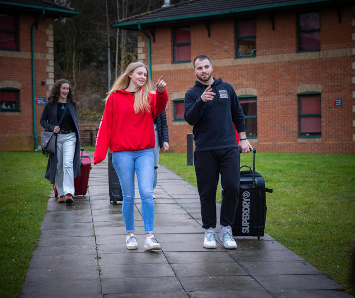 International Students Arriving 1