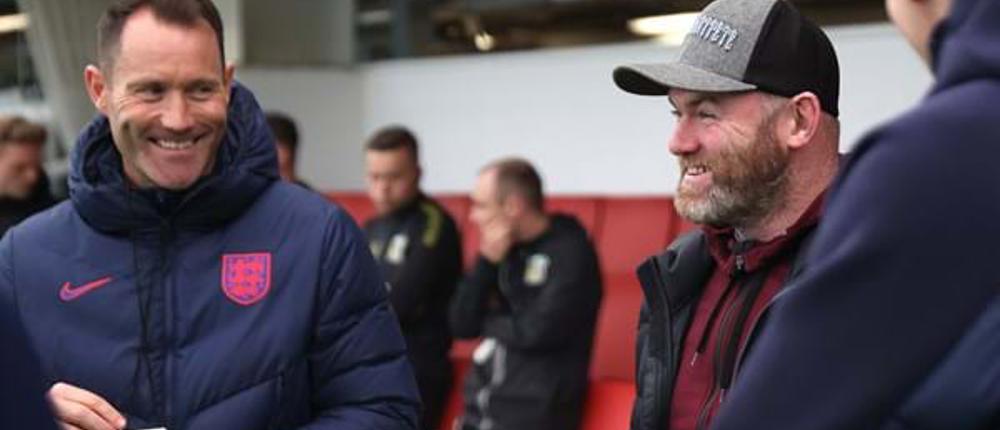 Steve Guinan And Wayne Rooney
