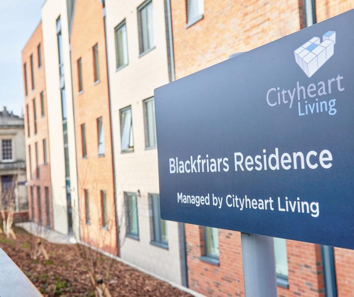 Blackfriars Accommodation External Sign